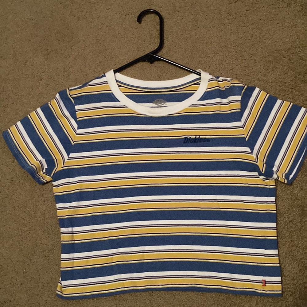 Dickies striped crop top